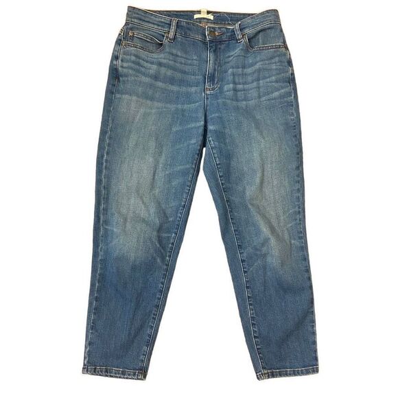 Eileen Fisher Light Wash Cropped Jeans Size 8 Petite - Picture 1 of 5